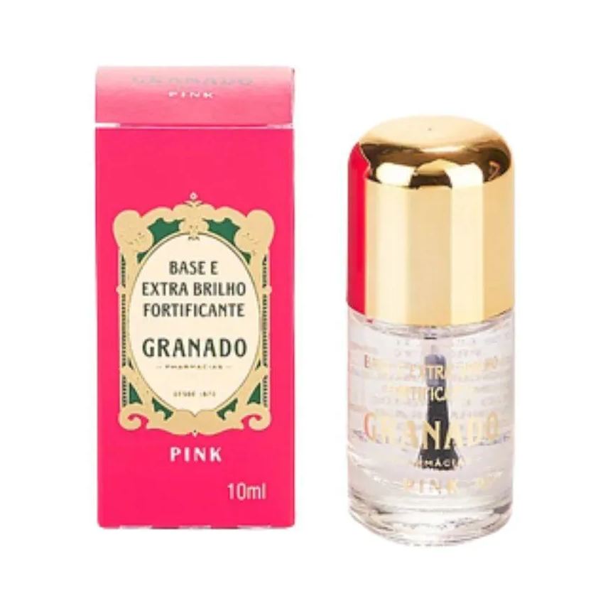 Granado Base Extra Brilho Fortificante Pink 10ml