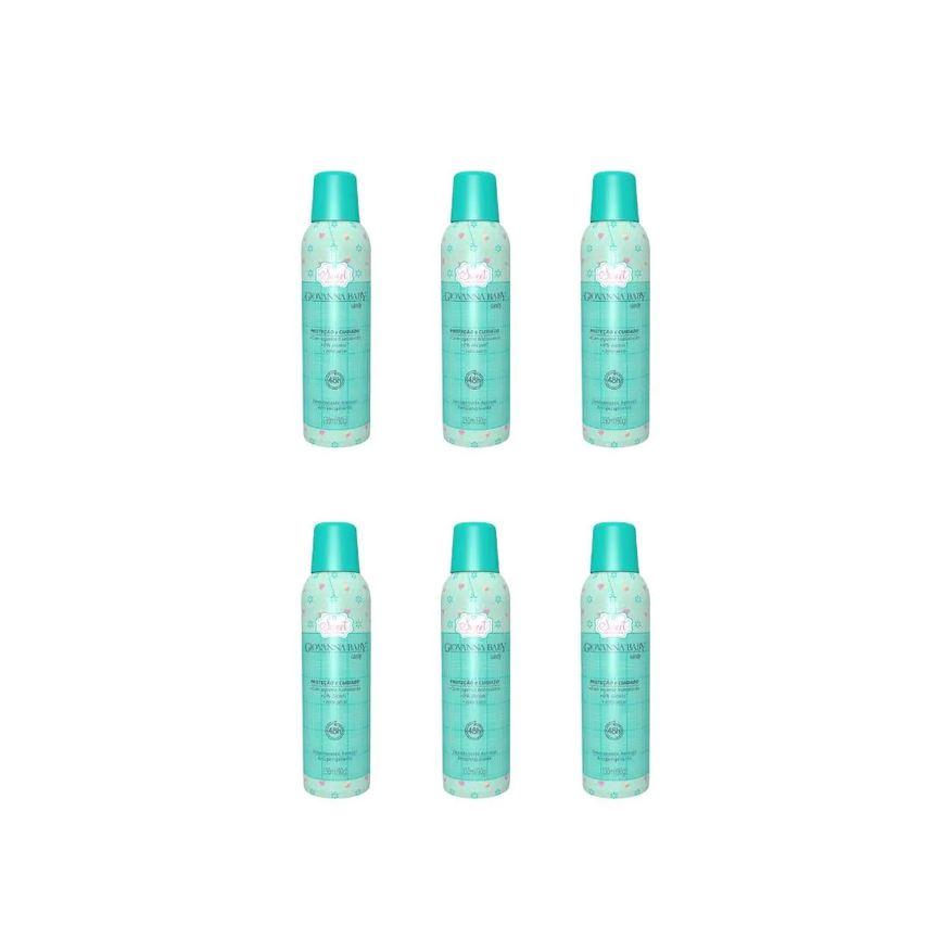 Giovanna Baby Desodorante Aero 150ml Candy - Kit C / 6un