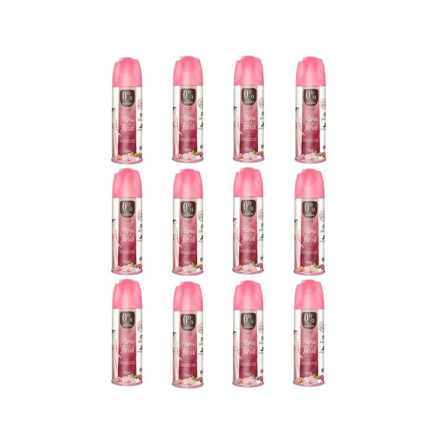 Alma de Flores Desodorante Spray Floral Intense 90ml - Kit C / 12un