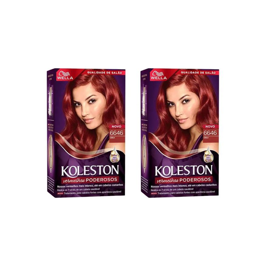 Koleston Coloraçao 6646 Cereja - Kit C / 2un