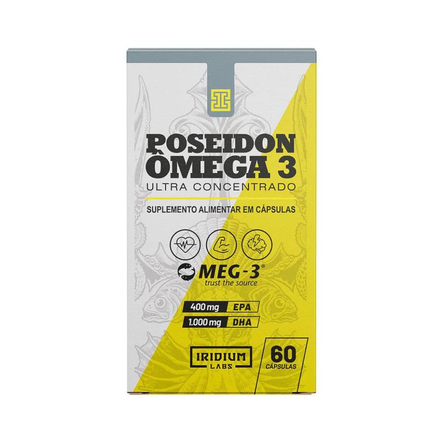 Iridium Labs Kit 2x Ômega 3 Poseidon 1.400mg Ultra Concentrado - 60 Cápsulas