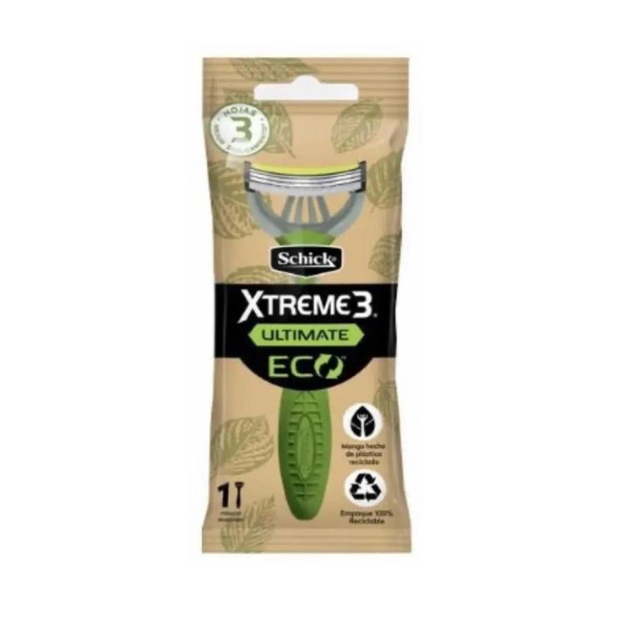 Schick Aparelho Barbear Xtreme 3 Ultimate Eco 1 Unidade