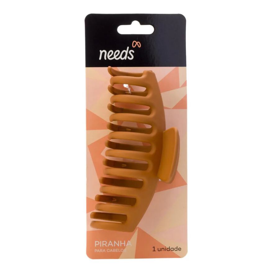 Needs Piranha de Cabelo Caramelo Grande 1 Unidade