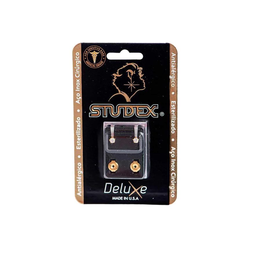 Studex Brinco Deluxe Zircônia com 1 par