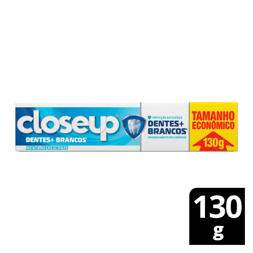 Closeup Creme Dental Dentes + Brancos Menta 130g