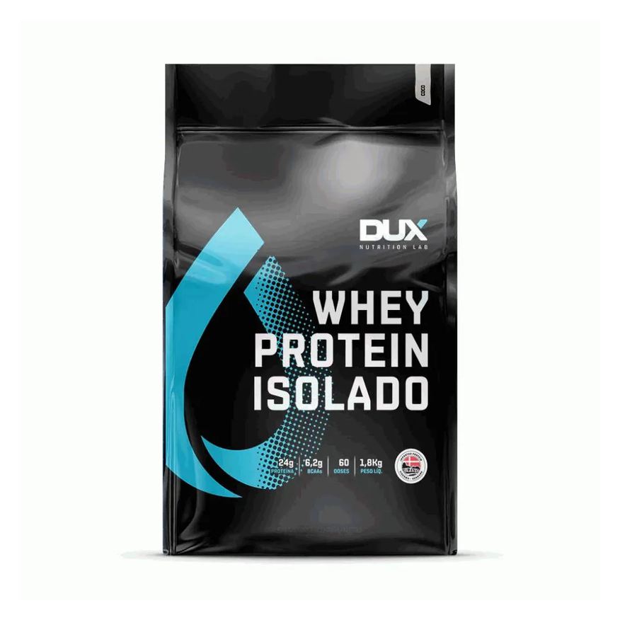 Dux Whey Protein Isolado Refil (1,8kg) - Sabor: Coco