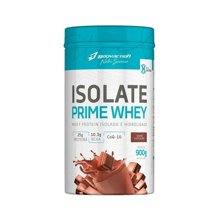 Body Action Isolate Prime Whey (900g) - Sabor: Chocolate