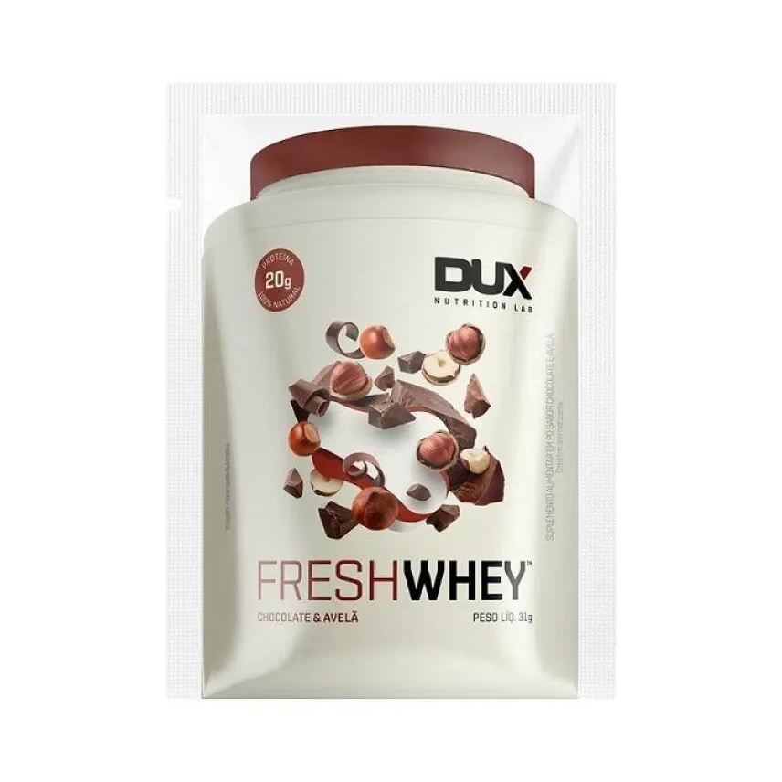 Dux Fresh Whey Sachê (29g) - Sabor: Chocolate e Avelã (31g)