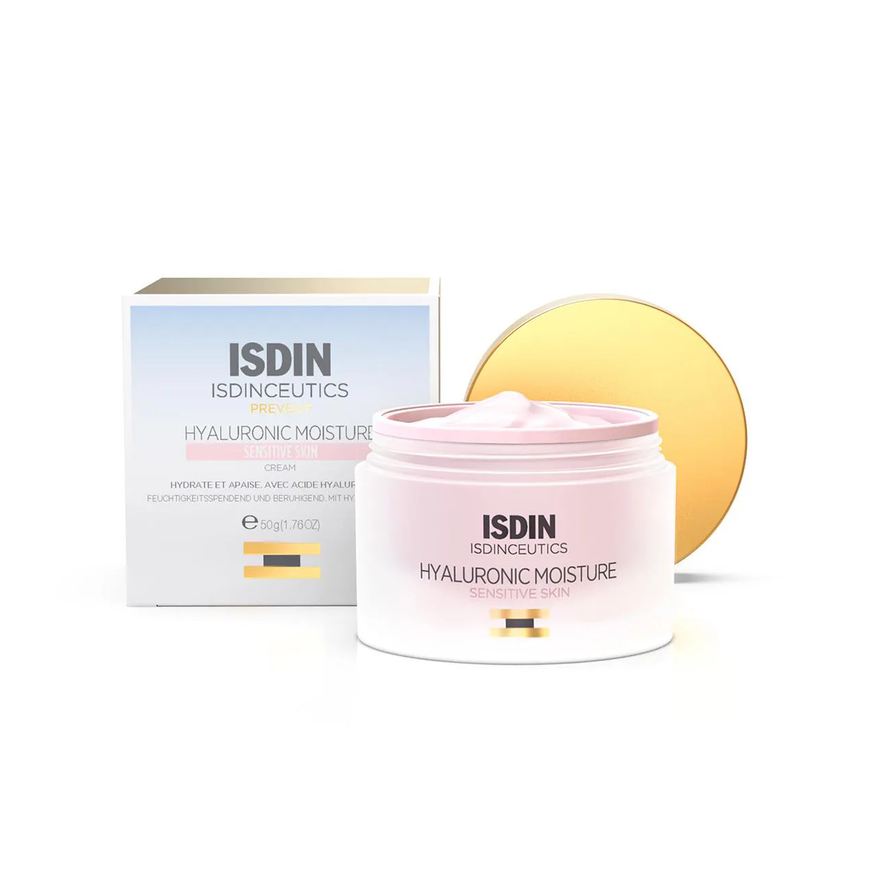 Isdin Creme Facial Anti-Idade Hyaluronic Moisture Pele Sensível 50g