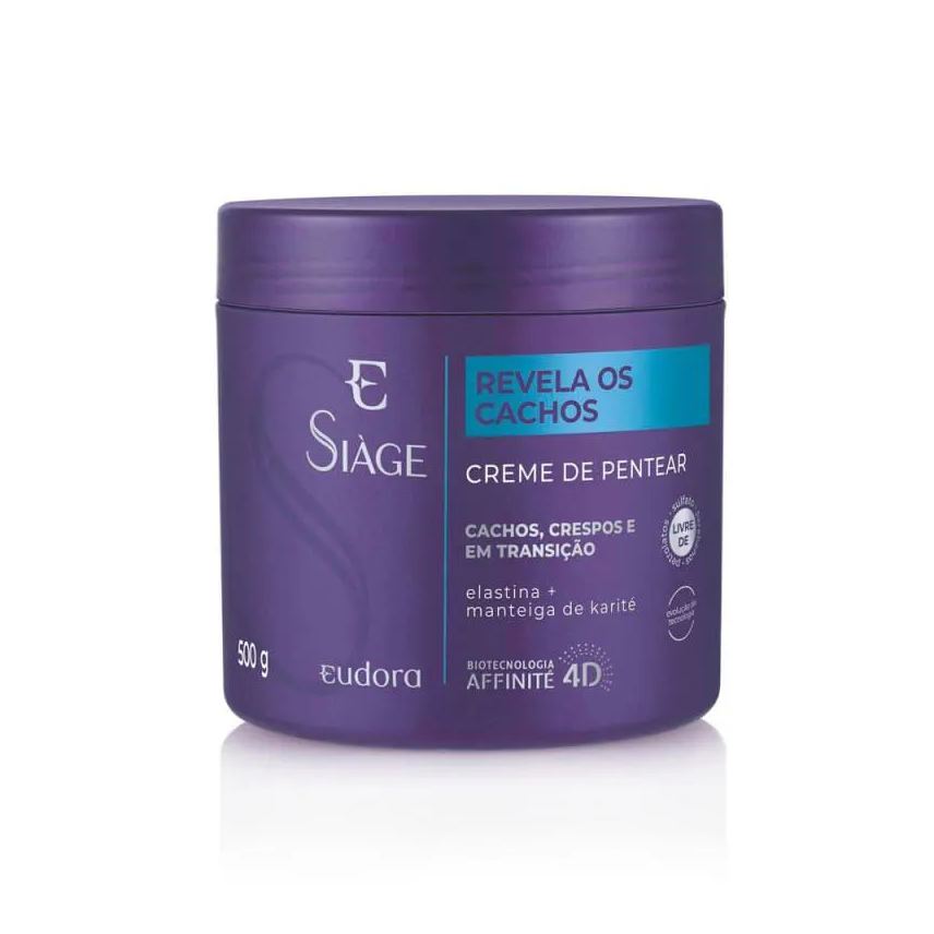 Eudora Siage Creme de Pentear Revela Os Cachos 500g