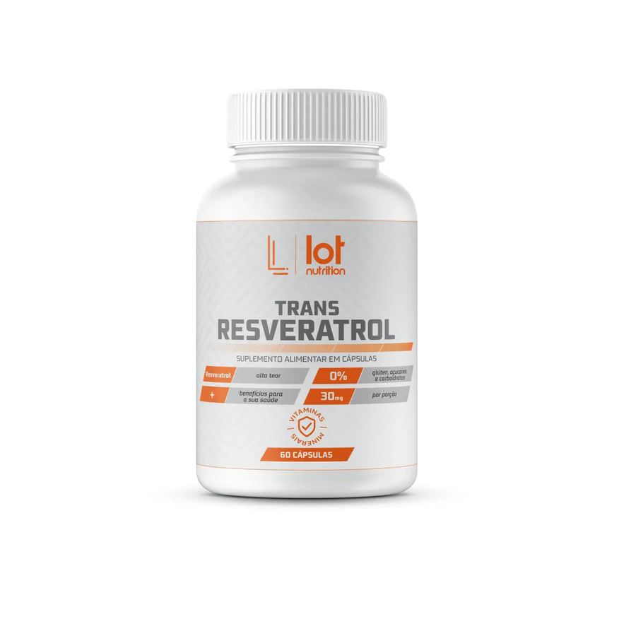 Lot Nutrition Trans Resveratrol 30mg 60 cápsulas