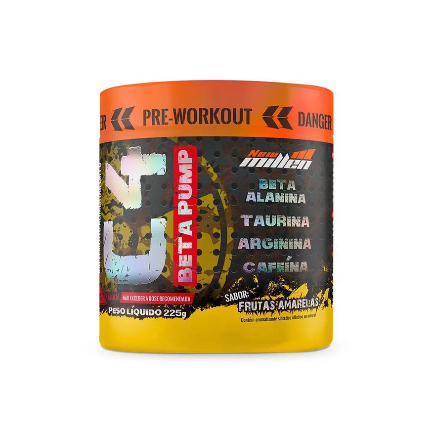 New Millen C4 Beta Pump 225g - Frutas Amarelas