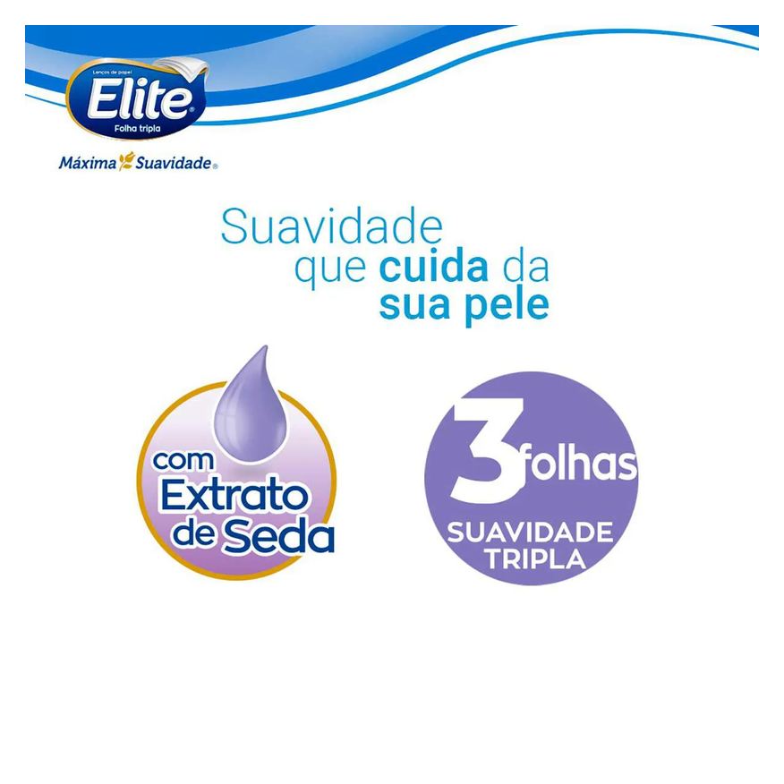 Lenço Kit de Bolso Elite Folha Tripla 10 unidades