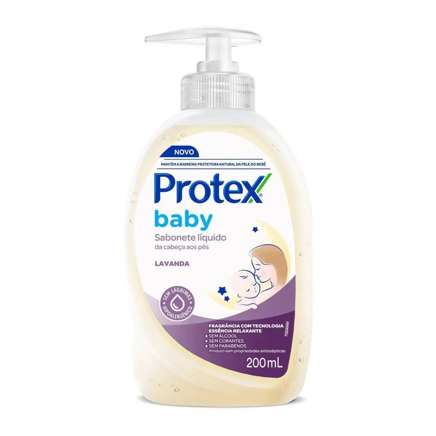 Protex Sabonete Líquido para Bebês Baby Lavanda 200ml