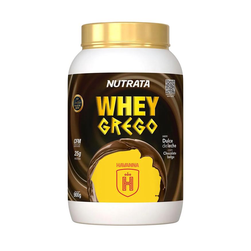 Grego Whey Nutrata Doce de Leite Havanna com Chocolate Belga 900g