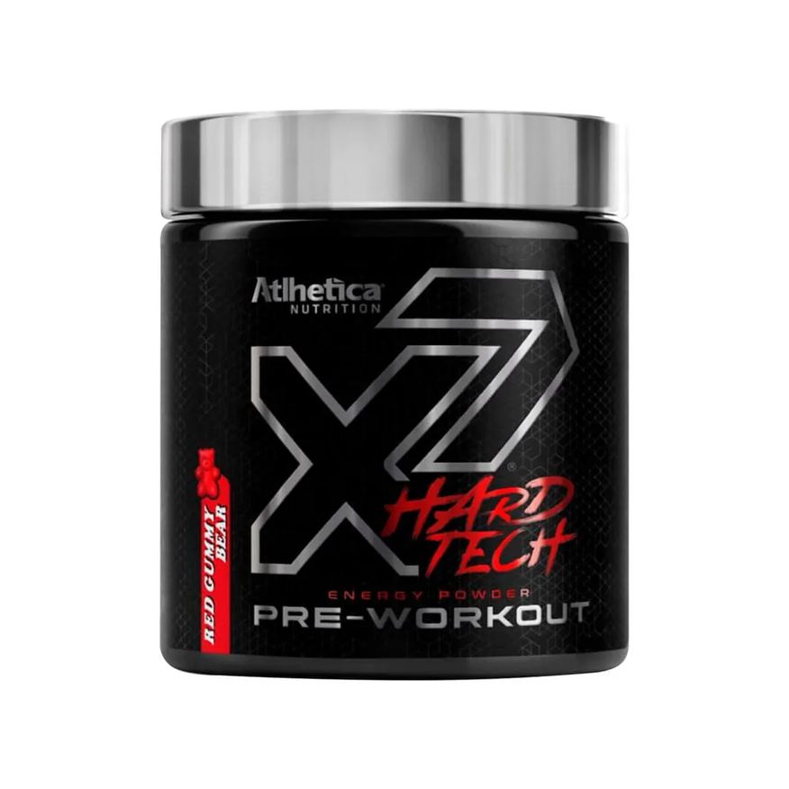 Treino Pré Atlhetica X7 Hard Tech Red Gummy Bear 200g