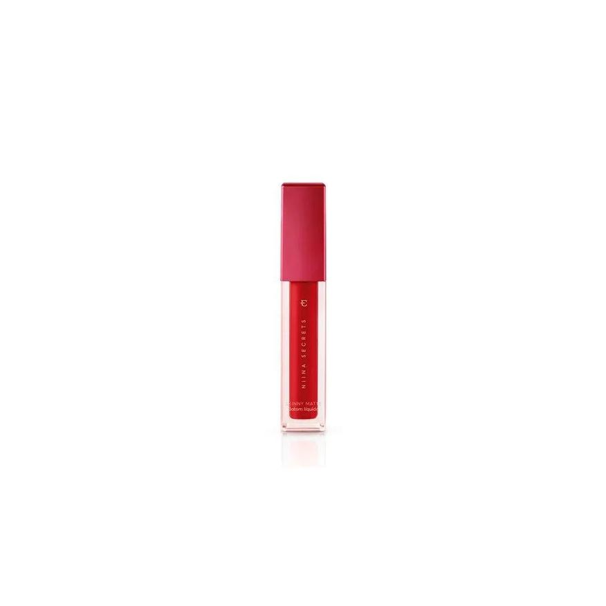 NIINA SECRETS BATOM LíQUIDO SKINNY MATTE VERMELHO HIBISCO