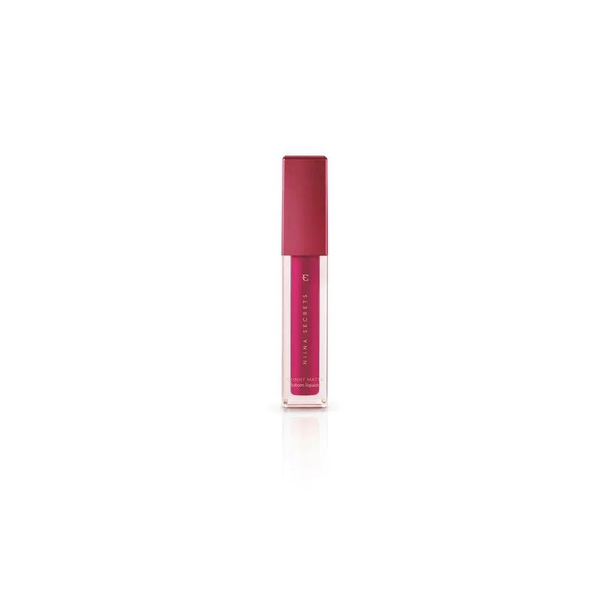 NIINA SECRETS BATOM LíQUIDO SKINNY MATTE PINK PEôNIA