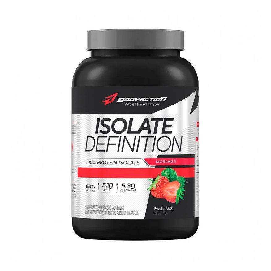 Body Action Isolate Definition (900g) - Sabor: Morango