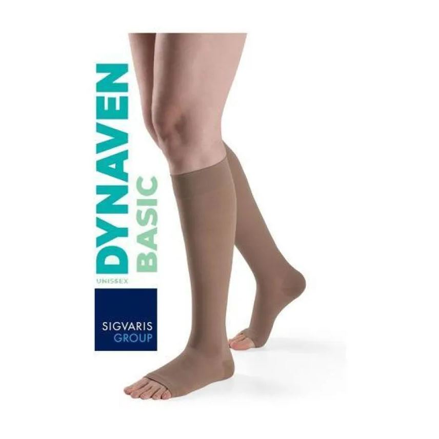 Sigvaris Meia 3/4 Dynaven Basic 973 30-40 Mmhg Bege G2