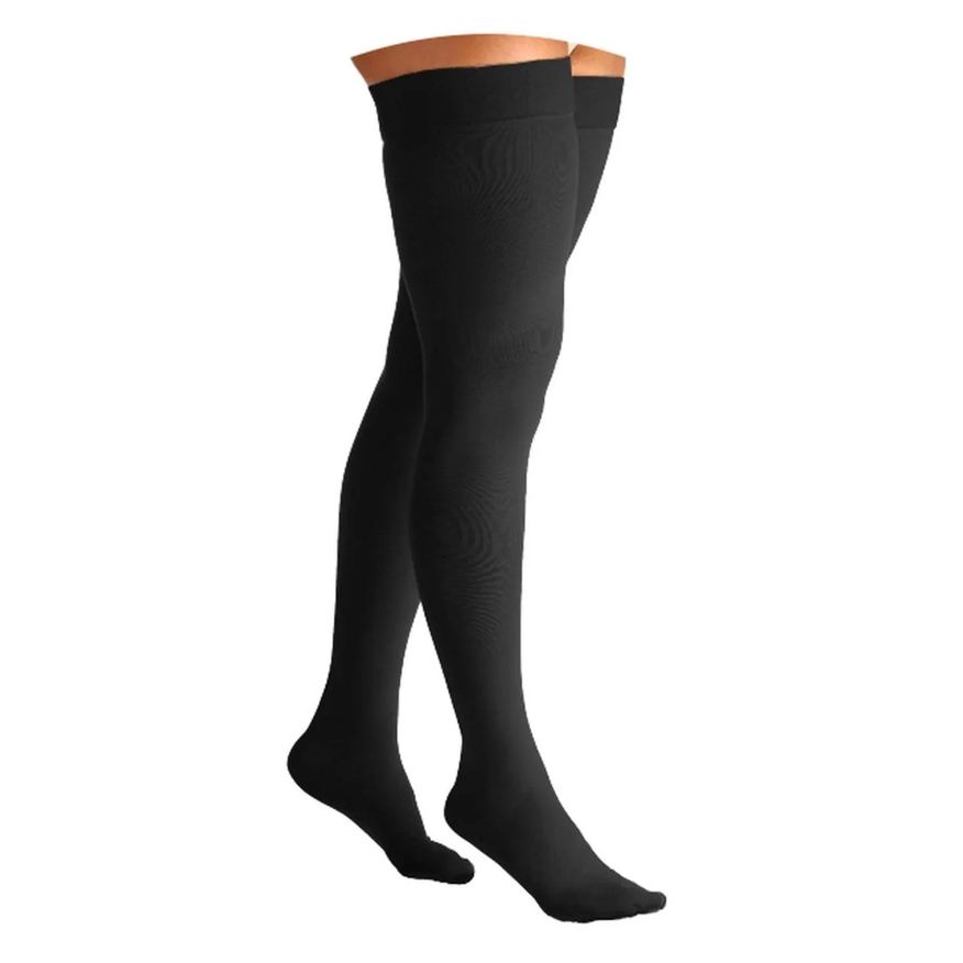 Sigvaris Meia 7/8 Meia Coxa Af 862 Premium 20-30 Mmhg Ponteira Fechada Preta Preto M2