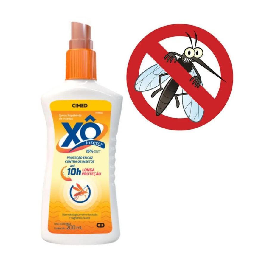 Cimed Kit Spray Repelente de Insetos Xô Inseto com 12 200ml
