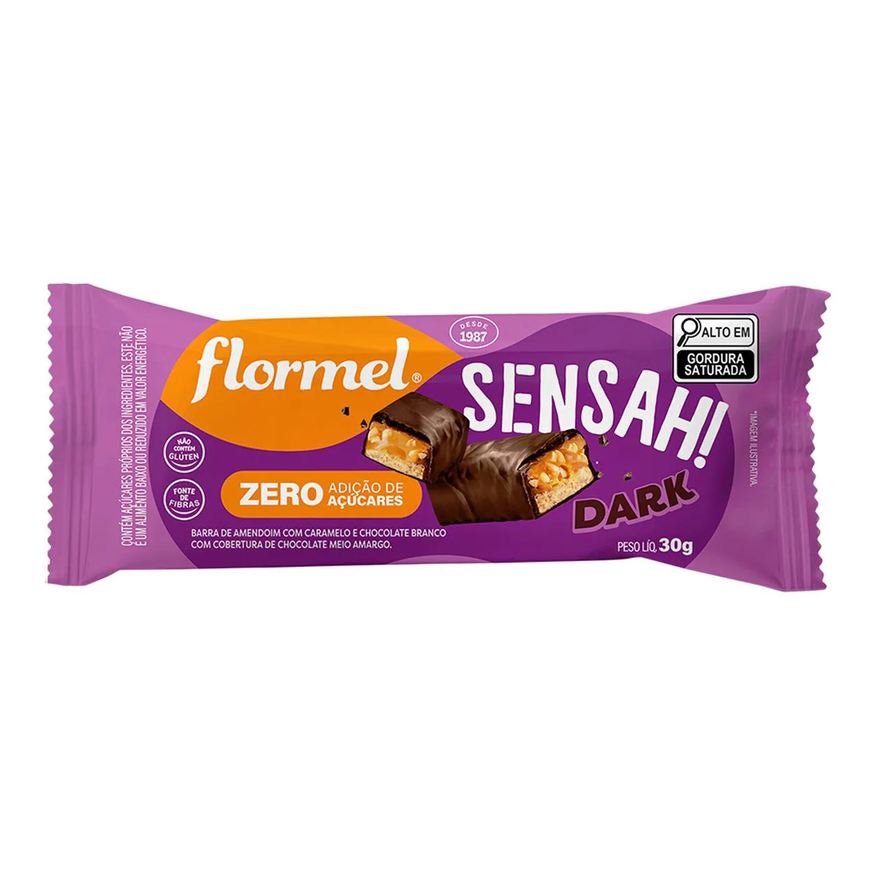 Flormel Barra de Chocolate Sensah Dark 30g
