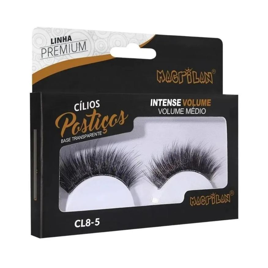Macrilan Cílios Postiços Intense Volume Volume Médio Linha Premium Cl8-5