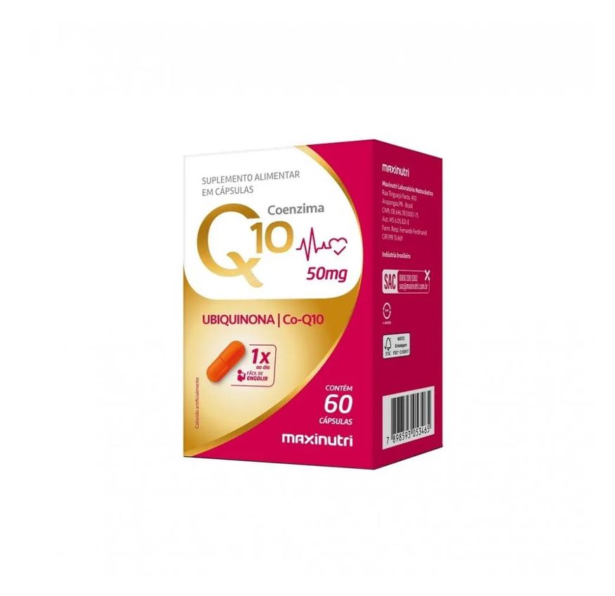 Maxinutri Coenzima Q10 - 50mg (60caps) - Padrão: Único
