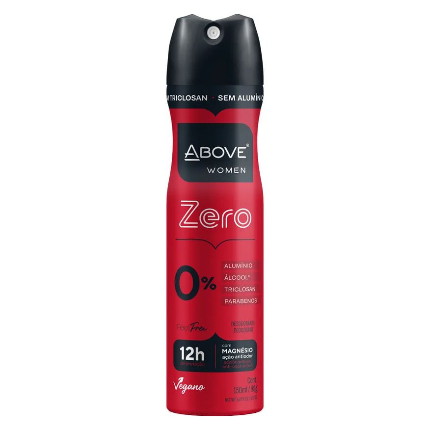 Above Desodorante Feminino 150ml Aerossol Feel Free