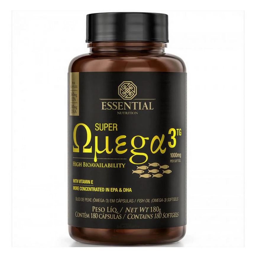 Essential Nutrition Kit Super Omega 3 Tg (180 Cápsulas) 1000mg + Coenzima Q10 (60 Cápsulas)