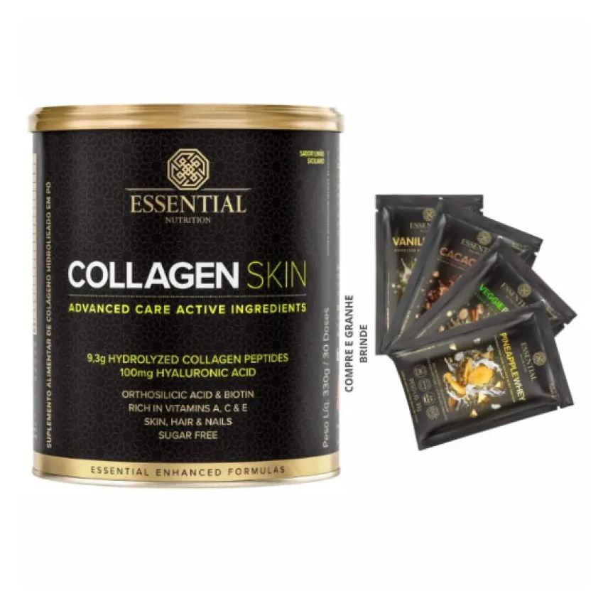 Essential Nutrition Collagen Skin Limão (330g) - + Brinde Sache - Essential Nutrition