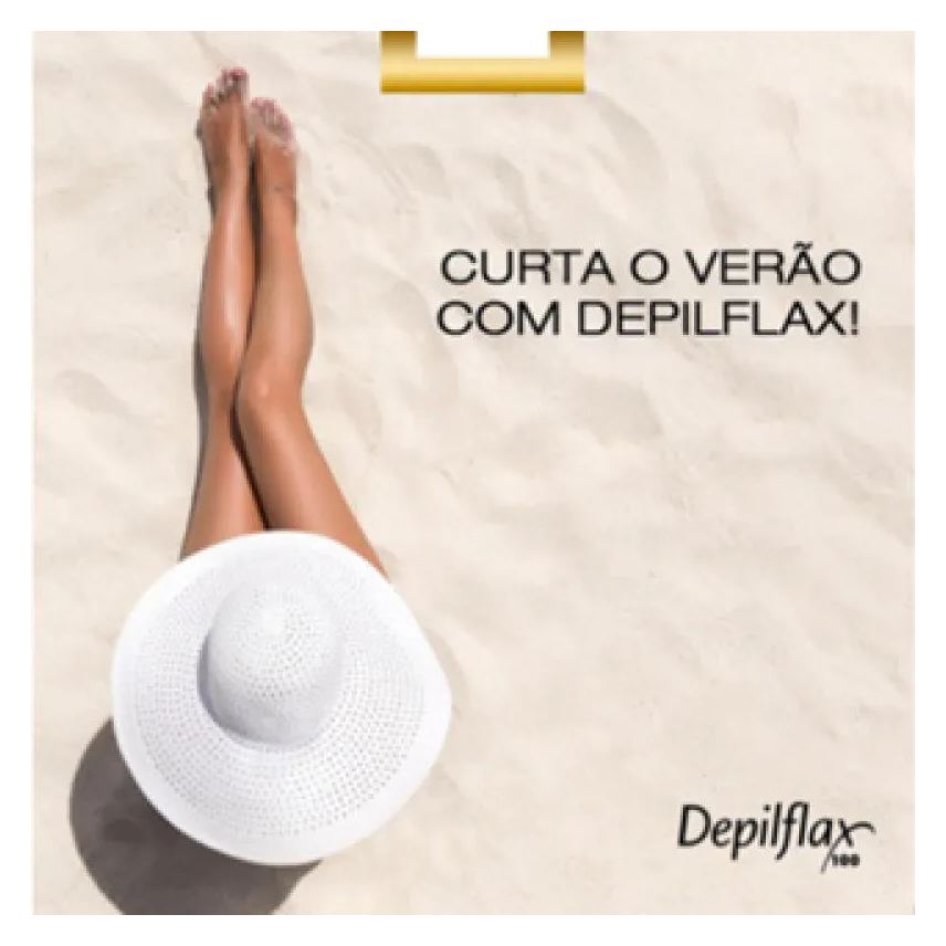 Natura Folhas Prontas Depilatórias Buço e Face Naturais de Mel Depilflax 24 Folhas Duplas Depilação Profissional Pronta para Uso