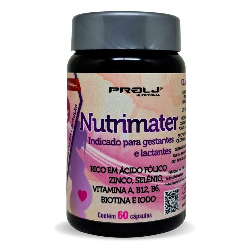 Prolj Nutrimater Gestantes e Lactantes | Vitamina Pré-Natal 60 cápsulas Nutritional