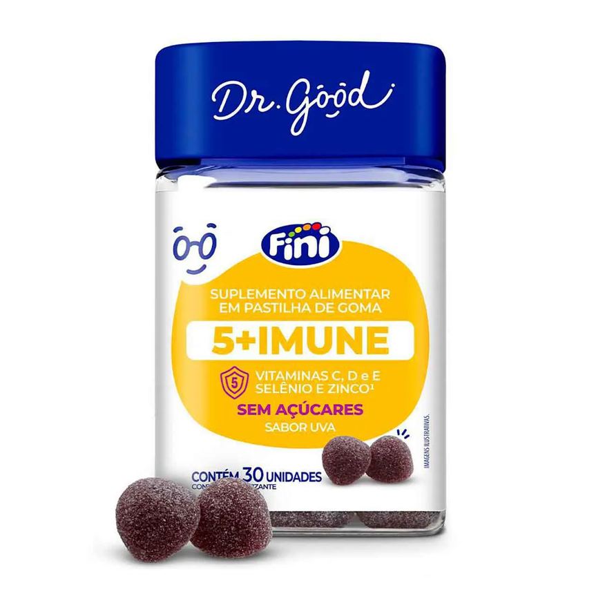 Dr. Good Polivitamínico 5+ Imune Uva 30 gomas