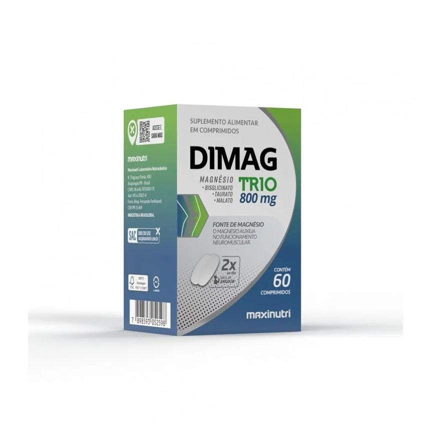 Maxinutri Dimag Trio 800mg (60 Comp) - Padrão: Único