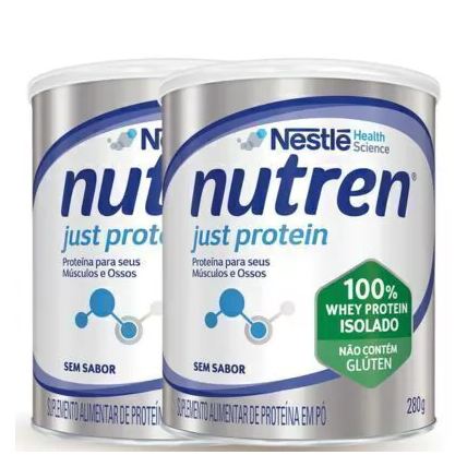 Alimentar Suplemento Nutren Just Protein 280g 2 Unidades