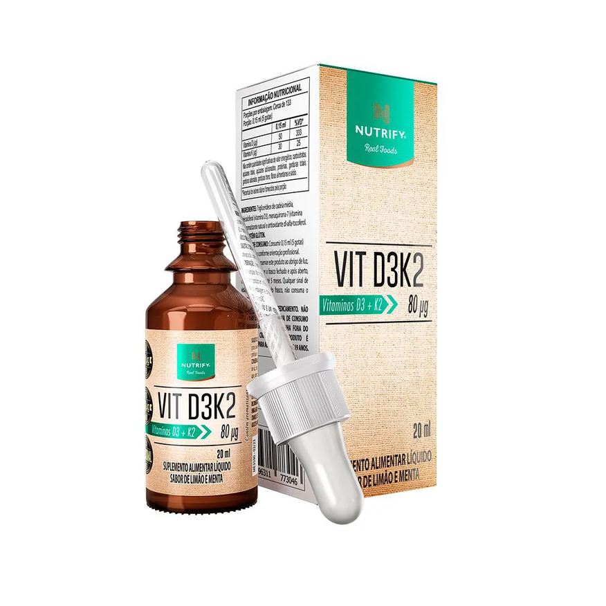 Nutrify Nt Vit D3k2Líquida 20ml