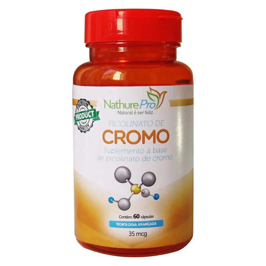 Nathurepro Picolinato de Cromo 60 Cápsulas 35mcg