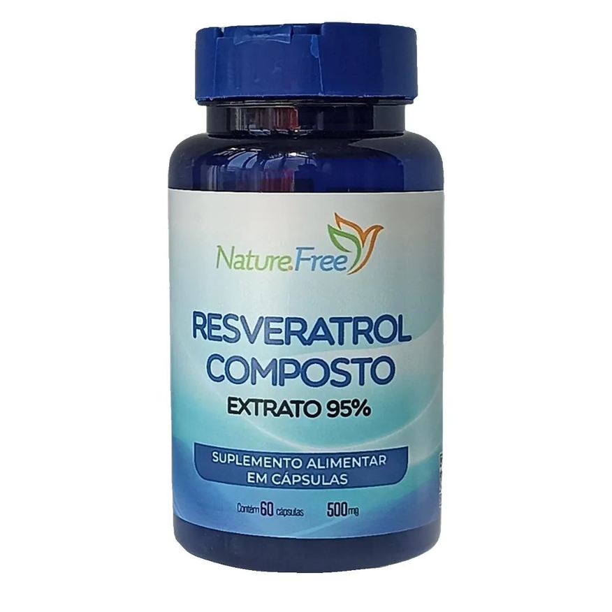 Nathurepro RESVERATROL COMPOSTO 60 CáPSULAS 500mg