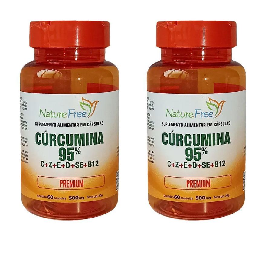 Nathurepro KIT 2 CúRCUMINA 95% PREMIUM 60 CáPSULAS 500mg