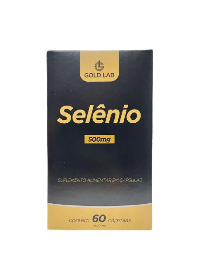 Gold Lab Selênio 500mg C/60 cápsulas