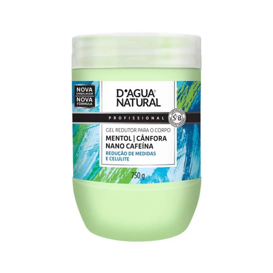 D’Agua Natural GEL REDUTOR CRIOTERáPICO D’áGUA NATURAL CAFEíNA - 750g