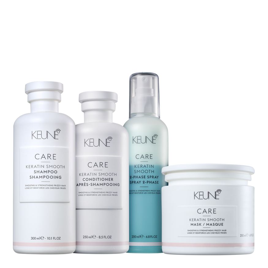 Keune Kit Care Keratin Smooth Reconstrução e Proteção (4 Produtos)