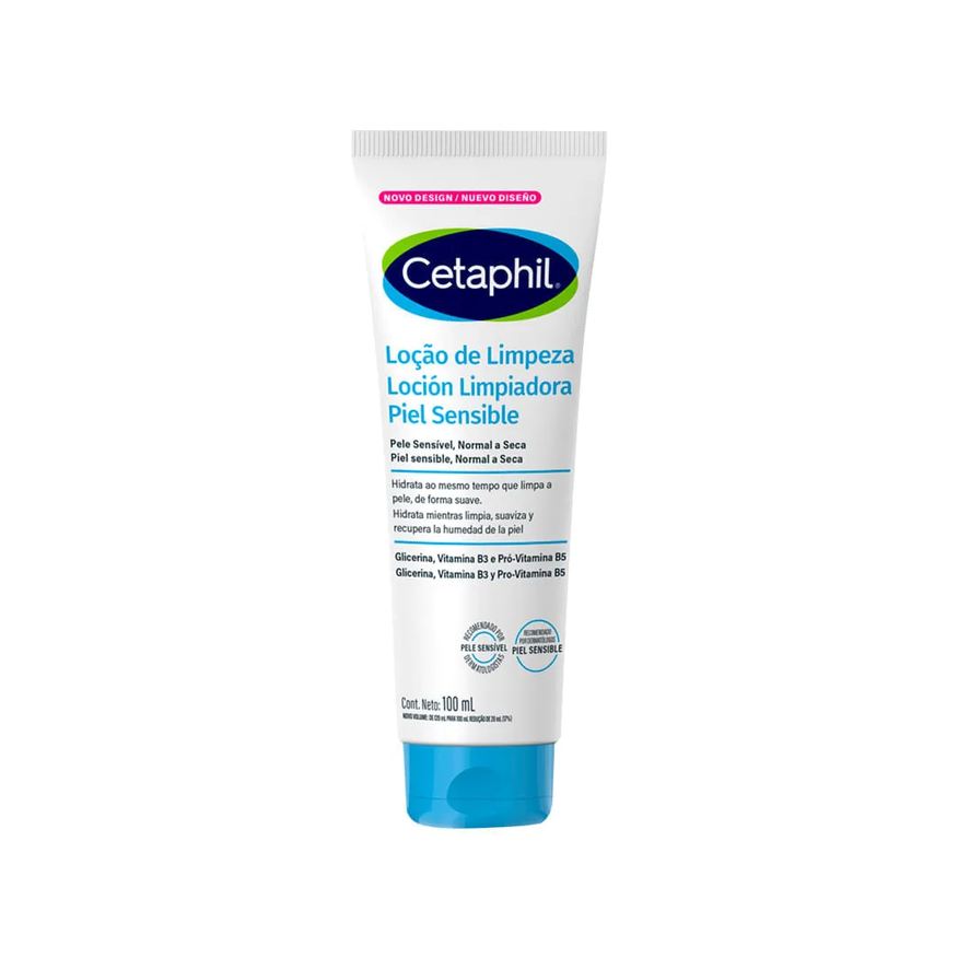 De Locao Limpeza Cetaphil Pele Senivel Normal A Seca 100ml