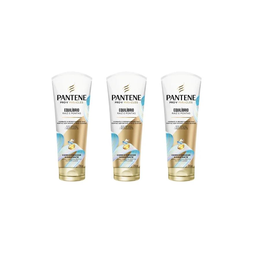 Pantene Condicionador 250ml Equilibrio - Kit C / 3un