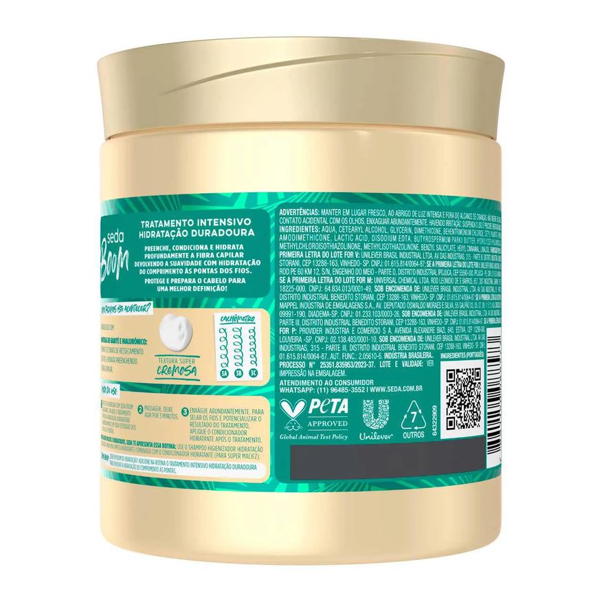 Seda Tratamento Intensivo Boom Hidratação Duradoura 500g