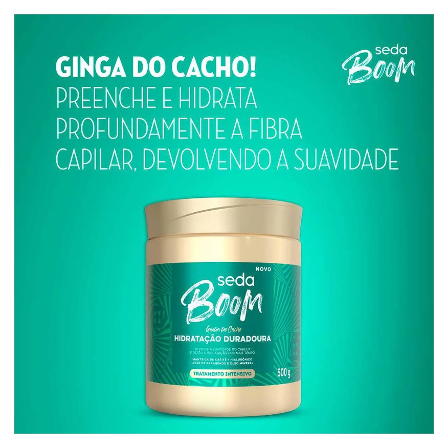 Seda Tratamento Intensivo Boom Hidratação Duradoura 500g
