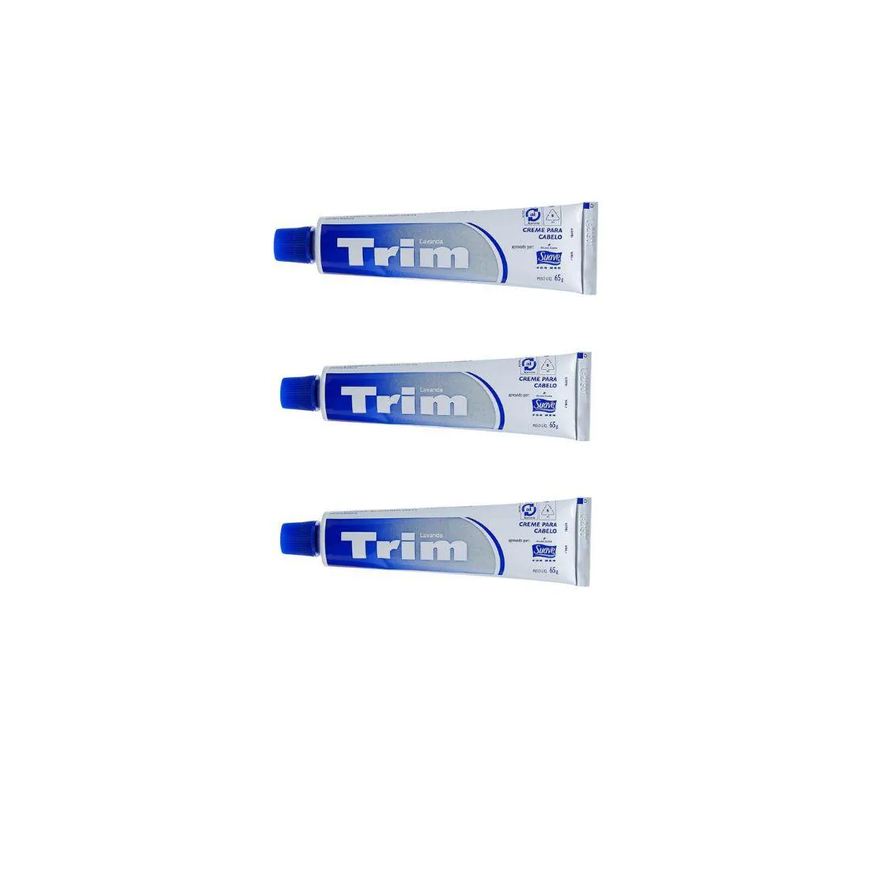 Trim Creme para Cabelo 65g Kit C / 3un