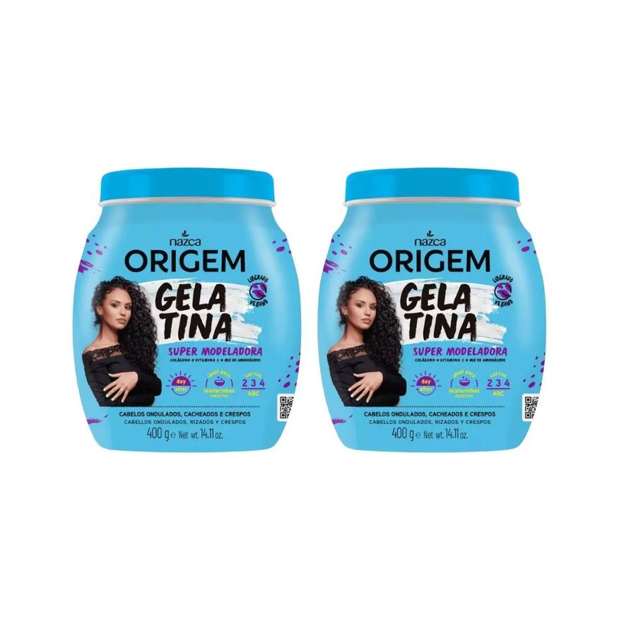 Nazca Gelatina Capilar Origem 400g - Kit C / 2un
